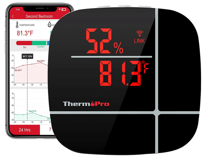 ThermoPro TP90 WiFi Thermometer Wireless Home Temperature ThermoPro