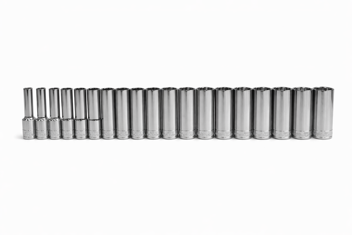BLUE POINT TUBE SOCKETS 3/8 DRIVE 6MM-24MM BluePoint