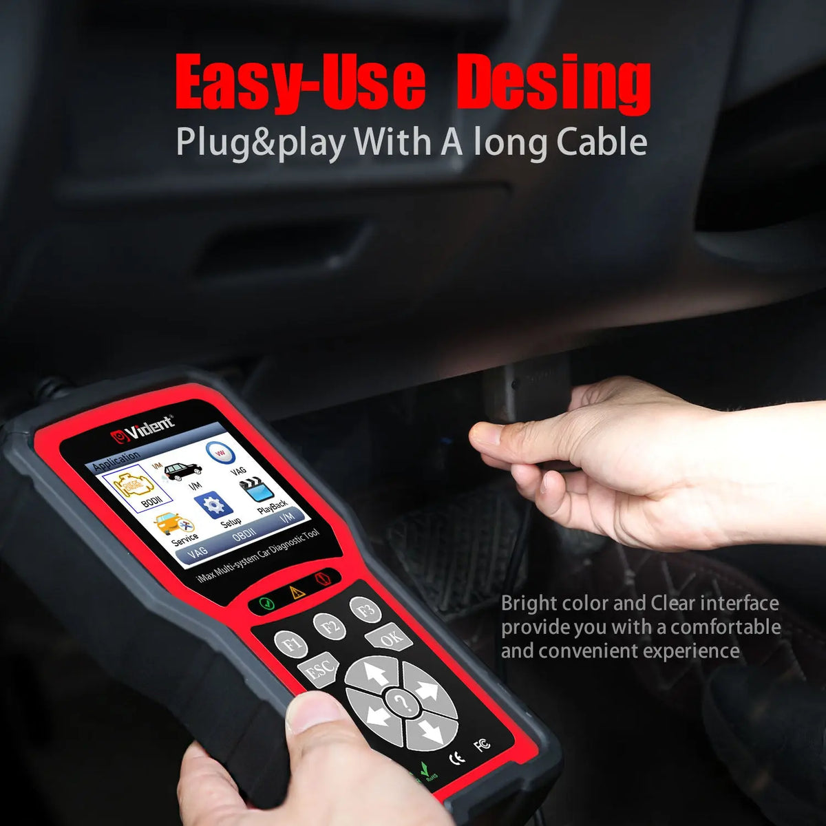 iMax4313 Toyota/Lexus/Scion Multi-System DTC Fault Code Car Scan Tool Diagnostics Scanner Vident