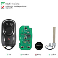 Autel IKEYOL004AL Buick Style Universal Smart Key 4 Buttons 315/433 MHz Autel