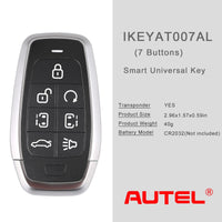 AUTEL IKEYAT007AL 7 Buttons Independent Universal Smart Key 5Pcs/Set FairTools