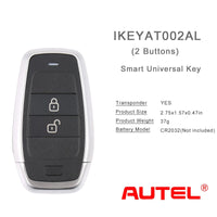 AUTEL IKEYAT002AL 2 Buttons Independent Universal Smart Key 5Pcs/set Autel