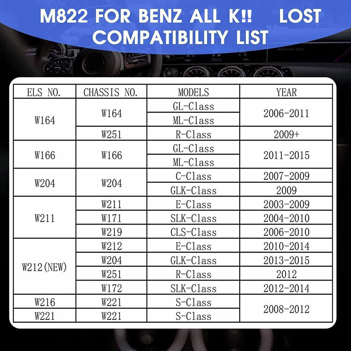 XTOOL M822 Key Programmer Fit For Toyota/Mercedes All Lost For D8W X100PADS Xtool