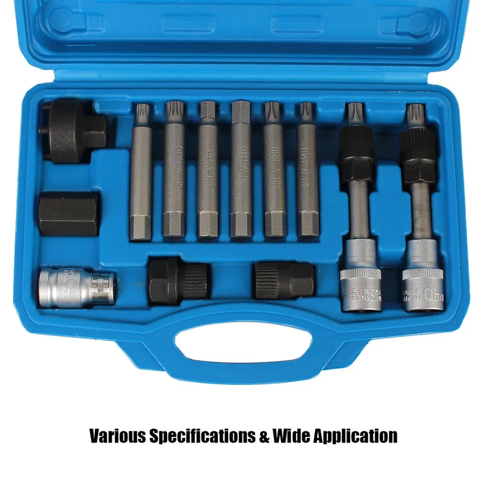 13 Piece Alternator Freewheel Pulley Removal Tool FairTools